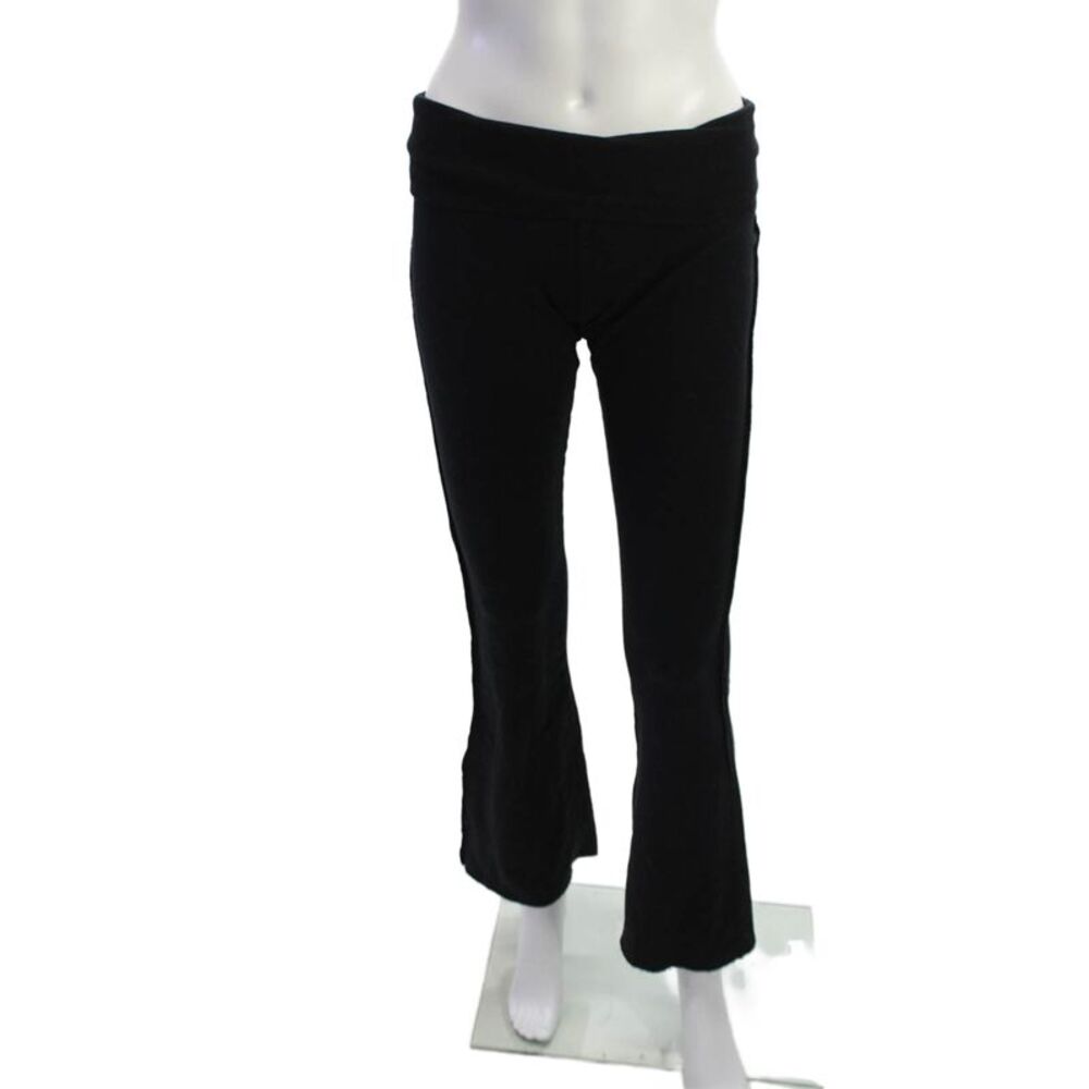 R&R Surplus Women Sweatpants Black Modal Supima Spandex Size M
